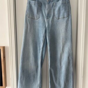Maeve from Anthropologie Light Blue Wide-Leg Jeans - 29